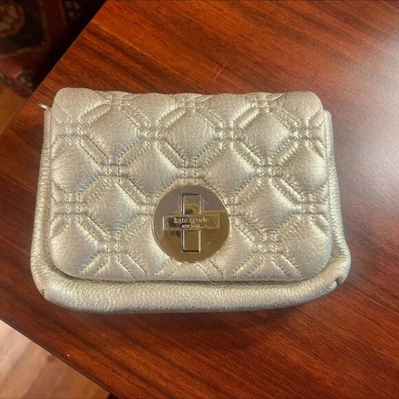Kate Spade - Gold Clutch / Crossbody purse - Picture 1 of 4